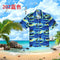 Img 3 - Beach Shirt Hawaii Mid-Length Seaside Holiday Travel Loose Plus Size Short Sleeve