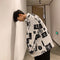 Img 3 - Japanese Hong Kong Men Long Sleeved Shirt Slim Look Casual Printed Men Shirt