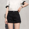 Img 3 - Denim Shorts Women Summer Korean Loose Slim Look Outdoor Folded A-Line High Waist Wide Leg Hot Pants