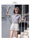 IMG 109 of Denim Shorts Women Summer Korean Loose Slim Look Outdoor Folded A-Line High Waist Wide Leg Hot Pants Shorts