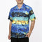 Beach Shirt Hawaii Mid-Length Seaside Holiday Travel Loose Plus Size Short Sleeve Outerwear