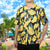 Img 1 - Beach Shirt Hawaii Mid-Length Seaside Holiday Travel Loose Plus Size Short Sleeve