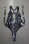 IMG 119 of Snakeskin One-Piece Bikini Sexy Europe Swimsuit Women Swimwear