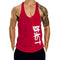 Muscle Fitness Loose Casual Sporty Tank Top Men Europe Trendy Breathable Sleeveless T-Shirt logo Tank Top