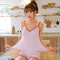 Women Home Sets Modal Cotton Pajamas Lace Strap Two-Piece Loungewear V-Neck Shorts Sleepwear