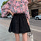 Img 2 - Summer High Waist Slim-Look Loose Short Women Pants All-Matching Wide Leg Culottes