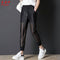 Img 4 - Cooling Breathable Mesh Sunscreen Pants Cropped Women Thin Summer Loose Korean Student Harem