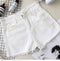 IMG 119 of Hot Pants Women Summer High Waist A-Line Korean Loose Student All-Matching Burr insDenim Shorts