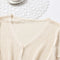 IMG 102 of Women Summer Thin Silk Knitted Cardigan Solid Colored Korean Slim Look Matching Sunscreen Sweater Outerwear