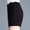 Img 3 - Stretchable Plus Size Shorts Women Summer Outdoor Korean Slim Look High Waist Black Straight Casual Wide Leg Pants