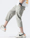 IMG 114 of Summer Casual Young Quick Dry Cropped Pants Men Loose Stretchable Jodhpurs Solid Colored Korean Pants