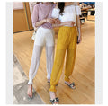 IMG 113 of Summer Air Fairy-Look Cool Pants Casual Women Home Sunscreen Mesh Wide Leg Anti Mosquito Lantern Pants