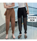 IMG 106 of Summer Air Fairy-Look Cool Pants Casual Women Home Sunscreen Mesh Wide Leg Anti Mosquito Lantern Pants