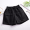 Img 7 - Summer Cargo Shorts Women Japanese Unisex Loose High Waist Slim Look Outdoor Cotton Casual Bermuda