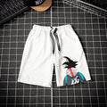 Summer Japanese Men Shorts Sporty knee length Matching Pants Casual Loose Beach Shorts
