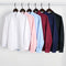 IMG 104 of Men Long Sleeved White Shirt Casual Business Summer Korean Trendy Black Handsome Uniform Shirt