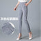 Img 6 - Cotton Blend Casual Elastic Waist Suit Pants Slim Look Women Plus Size Loose Harem High Fit Long