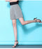 IMG 119 of Ice Silk Cotton Blend Bermuda Shorts Summer Women Loose Wide Leg Pants Korean High Waist Casual Thin Shorts
