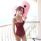 Img 5 - Holiday Elegant Popular Flattering Slim Look Strap One-Piece Swimsuit Women Spa Bikini