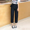 Img 6 - Harem Pants Women Summer Korean Straight High Waist Slim Look Cool Lantern Loose Jogger Thin Casual