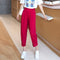 Img 8 - Harem Pants Women Summer Korean Straight High Waist Slim Look Cool Lantern Loose Jogger Thin Casual