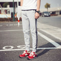 Img 8 - Men Korean Slimming Striped Trendy Plus Size Casual Sporty Jogger Long Pants
