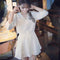Img 2 - Summer Women Korean Slimming A-Line Dress Student Solid Colored Trendy Slim-Look Shirt Skirt
