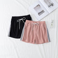 Img 1 - Summer Korean Side Casual Loose Sporty Plus Size Shorts Women Student Lace Hot Wide Leg Pants
