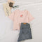 Img 7 - Casual Short Sleeve tWomen Korean Women Tops Sweet Look Popular Loose T-Shirt