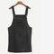 Img 5 - Summer Korean Vintage College Strap Skirt Pocket Straight Dress Tank Top Pocket Dress