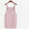 Img 7 - Summer Korean Vintage College Strap Skirt Pocket Straight Dress Tank Top Pocket Dress