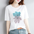 Img 12 - Summer Korean Loose Student Girlfriends INS Women Short Sleeve T-Shirt Women Tops T-Shirt