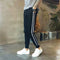 Summer Sport Pants Trendy Loose All-Matching Striped Slim Fit Harem Pants