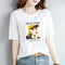 Img 4 - Summer Korean Loose Student Girlfriends INS Women Short Sleeve T-Shirt Women Tops T-Shirt