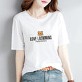 Img 14 - Summer Korean Loose Student Girlfriends INS Women Short Sleeve T-Shirt Women Tops T-Shirt