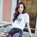 Img 21 - Summer Korean Loose Student Girlfriends INS Women Short Sleeve T-Shirt Women Tops T-Shirt