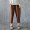 Img 9 - Cotton Blend Line Plus Size Women Ankle-Length Loose Casual Carrot Pants
