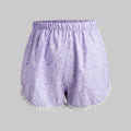 Img 10 - Hawaii Women Printed Elastic Waist Shorts Beach Pants Non Beachwear