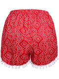 Img 6 - Hawaii Women Printed Elastic Waist Shorts Beach Pants Non Beachwear