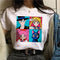 Img 9 - Summer Teens Cartoon T-Shirt Women Harajuku UllzangAnimation T