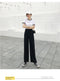 IMG 109 of Ice Silk Knitted Wide Leg Pants Women Summer Drape Straight High Waist Loose Student Casual Pants