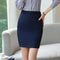 Img 6 - Summer Women Mid-Length Hip Flattering Solid Colored Suits Formal Skirt
