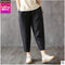 Img 7 - Cotton Blend Line Plus Size Women Ankle-Length Loose Casual Carrot Pants