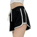 Img 5 - Summer Gym Shorts Women Thin Short Jogging Pants Loose Breathable Casual Black Hot Beach Shorts