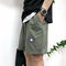 IMG 104 of Summer Hong Kong Casual Shorts Men Korean Trendy Label Loose Cargo knee length Shorts