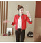 IMG 116 of Women Short Baseball Jersey Sweatshirt Stand Collar Jacket Outerwear