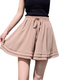 Img 5 - Chiffon Shorts Women Plus Size Skorts Pound Non Iron Bermuda Upsize Outdoor Hot Pants