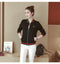 IMG 129 of Women Short Baseball Jersey Sweatshirt Stand Collar Jacket Outerwear