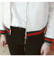 IMG 136 of Women Short Baseball Jersey Sweatshirt Stand Collar Jacket Outerwear