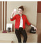 IMG 115 of Women Short Baseball Jersey Sweatshirt Stand Collar Jacket Outerwear